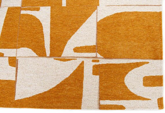 Louis De Poortere teppich Craft Papercut 9367 Curry corner