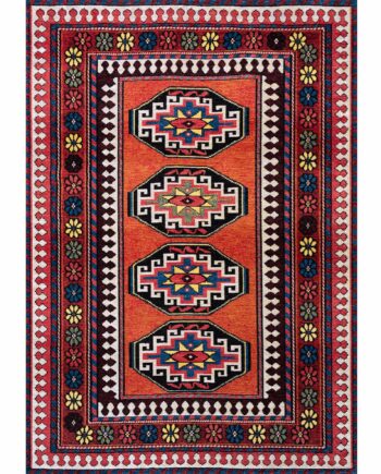 Louis De Poortere teppich Antiquarian Antalia 9844 Red Mix