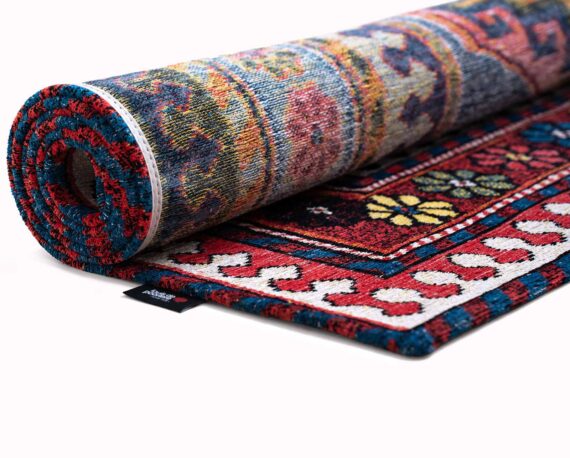 Louis De Poortere teppich Antiquarian Antalia 9844 Red Mix roll