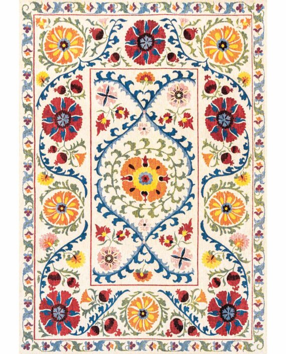Louis De Poortere teppich Antiquarian Suzani 9728 Origine