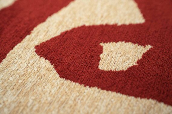 Louis De Poortere teppich Craft Ribbon 9847 Imperial Red zoom 3