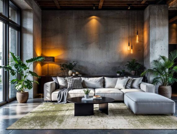 Louis De Poortere teppich Mad Men Virgin Land 9727 Uranus Ambiance