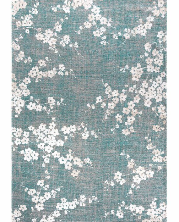 Louis De Poortere teppich Sakura 9850 Sakura Lake Blue