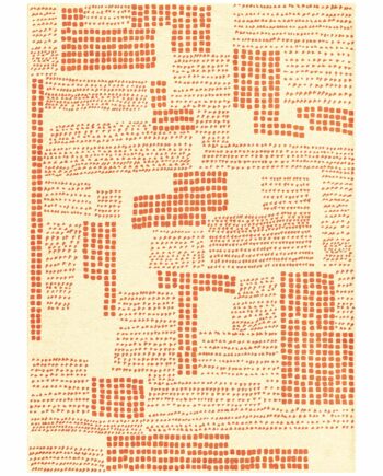 Louis De Poortere teppich Craft 2078 Zen Garden Grenadine