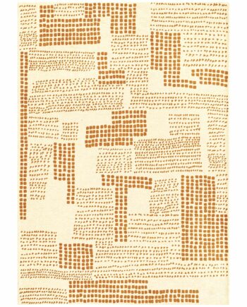 Louis De Poortere teppich Craft 2079 Zen Garden Dryed Banana