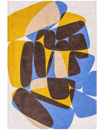 Louis De Poortere teppich Gallery 2085 Stones Sunny Blue